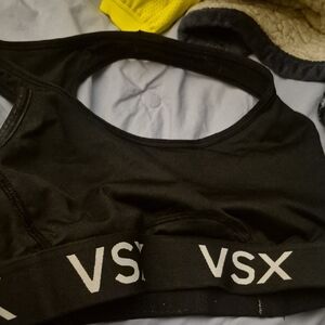 VSX Black Performance Sports Bra